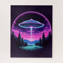 Alien Spaceship Retro Futuristic