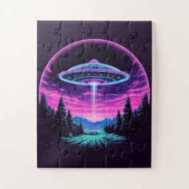 Alien Spaceship Retro Futuristic