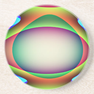 Alien Spaceship-Untersetzer Sandstein Untersetzer