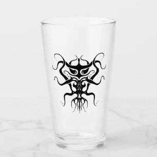 Alien Species Tribal Tattoo Design - schwarz Glas