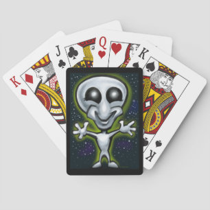 Alien Spielkarten