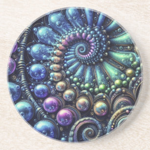 Alien Spiral Untersetzer