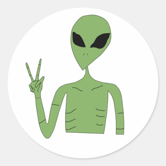 Alien Sticker (Vorderseite)