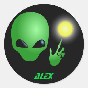Alien Sticker