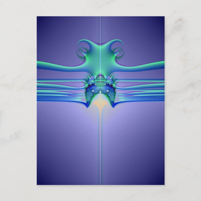 Alien Stingray Postkarte (Vorderseite)