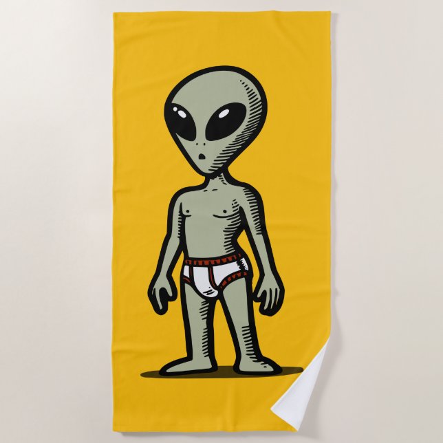 Alien-Strandtuch Strandtuch (Vorderseite)