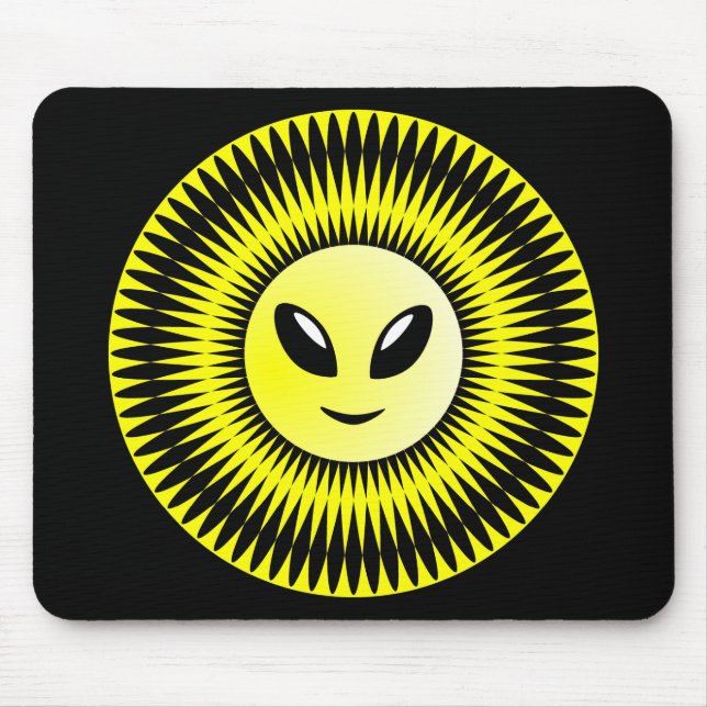 Alien Sun Mousepad (Vorne)
