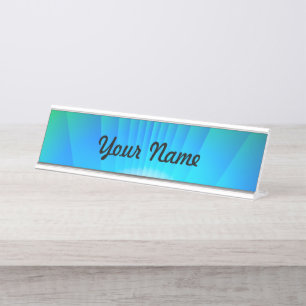 Alien Sunset Schreibtischnamensplakette