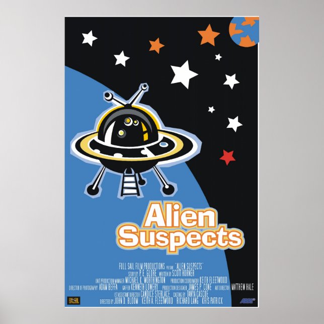 Alien Suspects Poster (Vorne)