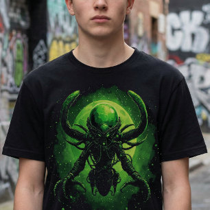 Alien T-Shirt   HP Lovecraft Kosmischer Horror Tee