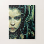 Alien Tech Girl Science Fiction<br><div class="desc">Fantasy,  Sci-fi & Horror Art von The Lunarium.</div>
