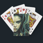Alien Tech Girl Science Fiction Spielkarten<br><div class="desc">Fantasy Art Produkte von The Lunarium.</div>