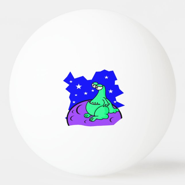 Alien Tischtennisball (Vorderseite)