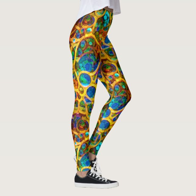 Alien Tissue-Beispiel Leggings (Rechts)