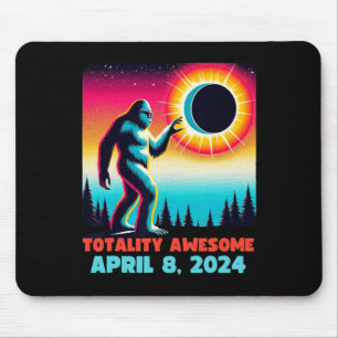 Alien Total Solar Eclipse 4.08.2024 Bekleidung Mousepad