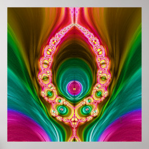 Alien transcendant Variation 3 Art Imprimer Poster