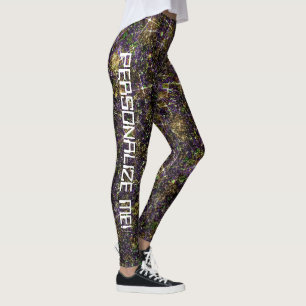 Alien Treasure Trove Galaxy Glitzer CUSTOM Leggings