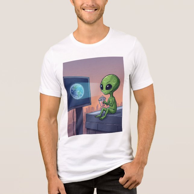 Alien  Tri-Blend shirt (Vorderseite)
