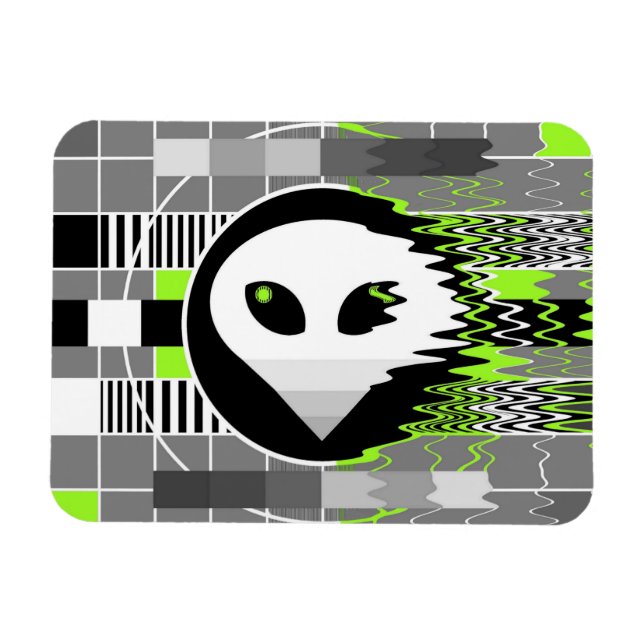 Alien TV-flexibler Magnet (Horizontal)