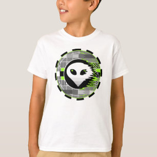 Alien TV Round T - Shirt Kids ganz weiß