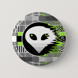 Alien TV Runde Taste rund Button