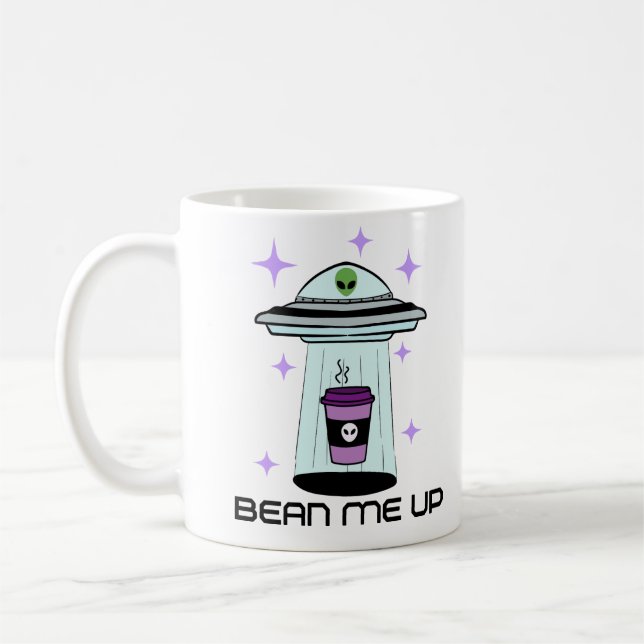Alien UFO Coffee Cup Kaffeetasse (Links)