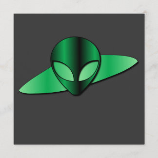 Alien UFO Einladung