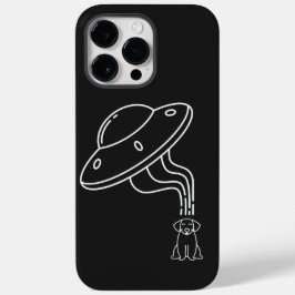 Alien UFO entführt einen Hundewelpen Case-Mate iPhone 14 Pro Max Hülle
