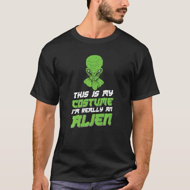 Alien Ufo Memes Fun 3 T-Shirt (Vorderseite)