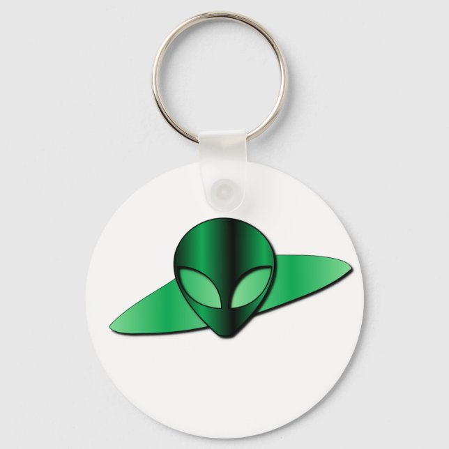 ALIEN UFO SCHLÜSSELANHÄNGER (Vorderseite)