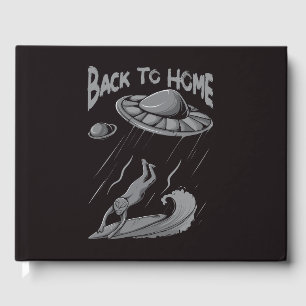 Alien ufo Surfanleitung mit Zurück zum Zuhause Gästebuch