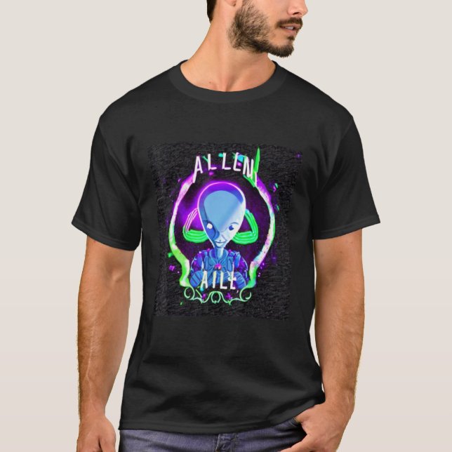 Alien UFO UAP 51 area grey out of this world creat T-Shirt (Vorderseite)