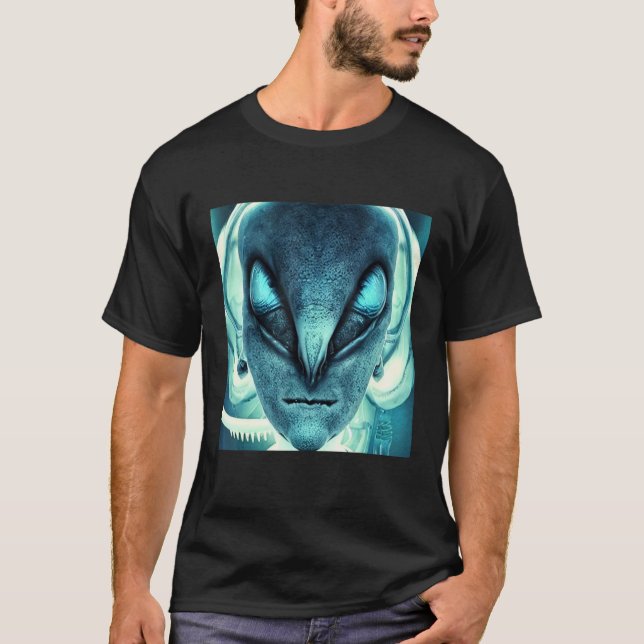 Alien UFO UAP 51 area grey out of this world creat T-Shirt (Vorderseite)