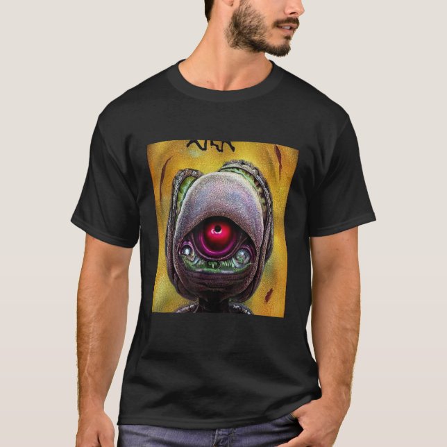 Alien UFO UAP 51 area grey out of this world creat T-Shirt (Vorderseite)