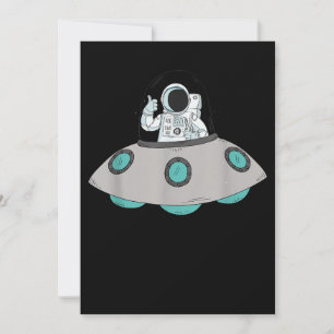 Alien UFO Weltraumschiff Extrateresstriale Überzeu Save The Date