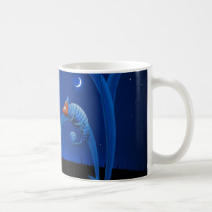 Alien und Chamäleon Kaffeetasse