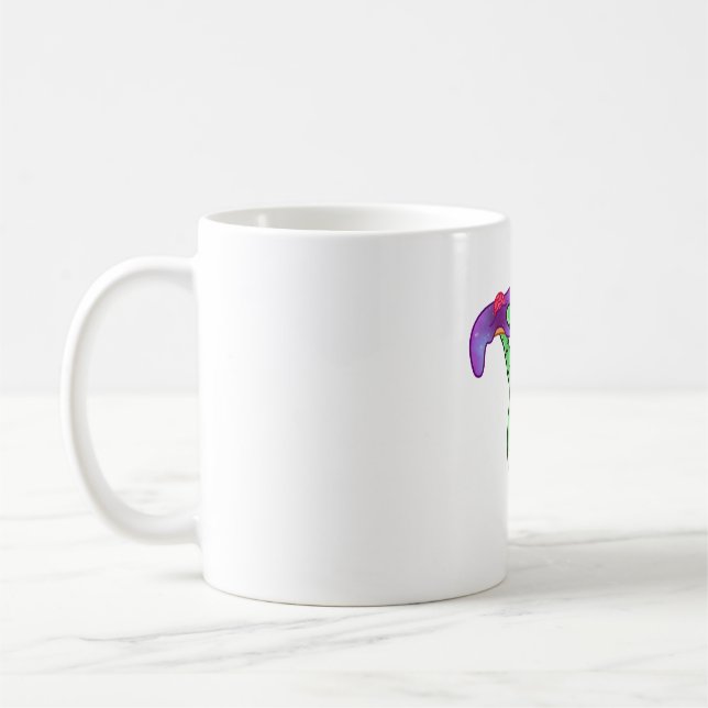 Alien und Pizza Kaffeetasse (Links)