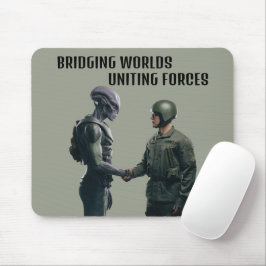 Alien und Soldat Mousepad