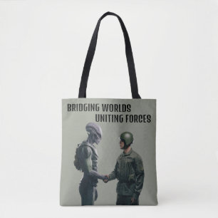 Alien und Soldat Tasche