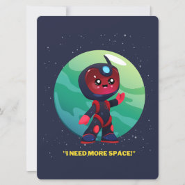 ALIEN, UNIVERSUM, ROCKETSCHAFT, PLANET UND ASTRONA FEIERTAGSKARTE