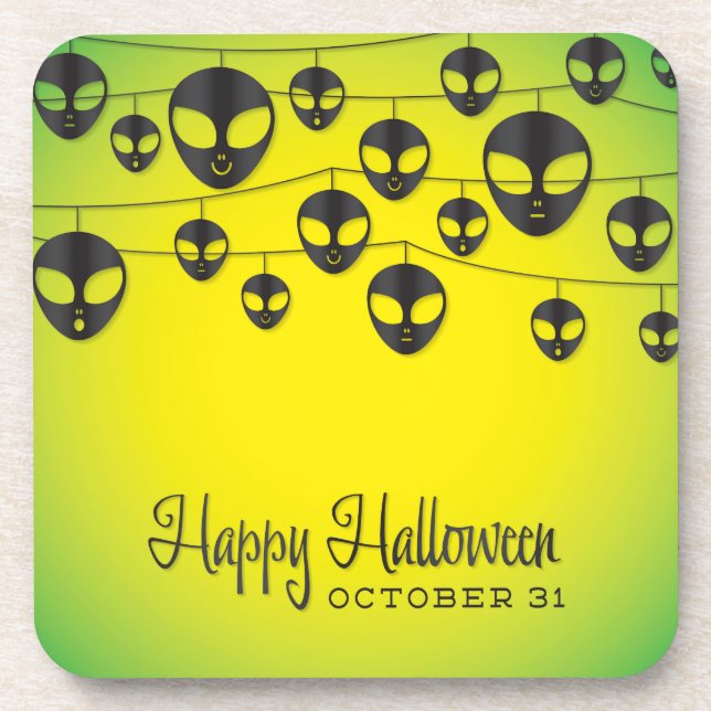 Alien Untersetzer (Vorderseite)