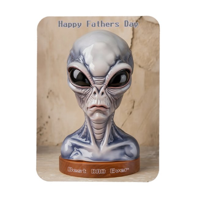 Alien Vatertag Magnet (Vertikal)