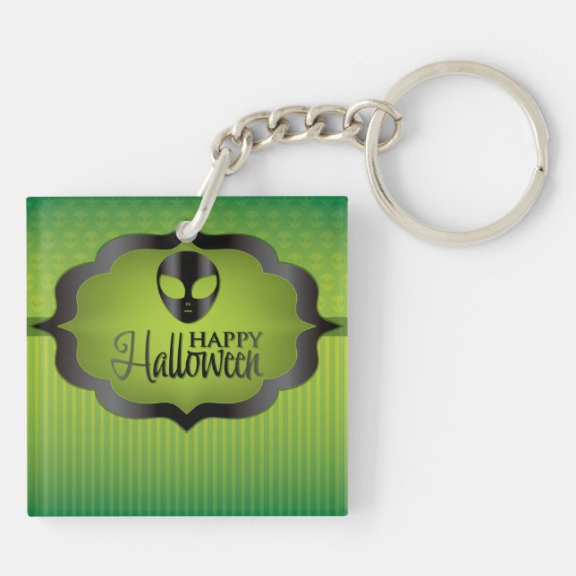 Alien vert d'Halloween (Dos)