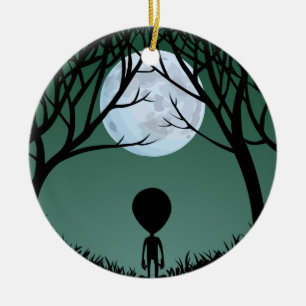 Alien-Verzierungs-niedliche alien-Dekoration Keramikornament