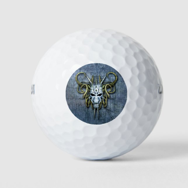 Alien War Mask Golfball (Vorderseite)