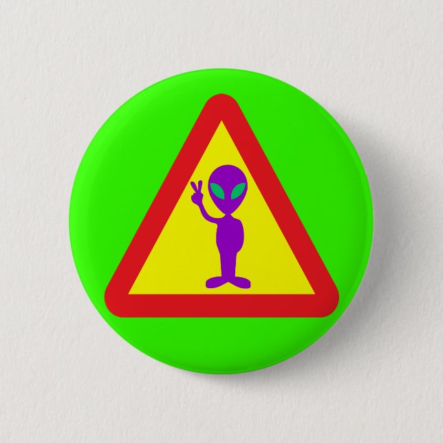 Alien Warning Button (Vorderseite)