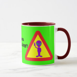Alien Warning Tasse
