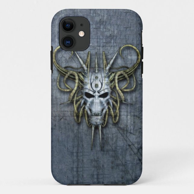 Alien Warrior Mask Case-Mate iPhone Hülle (Rückseite)