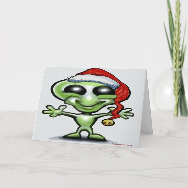 Alien Weihnachten (Vorderseite)