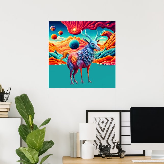 Alien Wildlife Poster (Heimbüro)